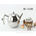 1500ML Wholesale Stainless Steel Teapot Coffee Sliver Cold Water Pot Kettle With Strainer